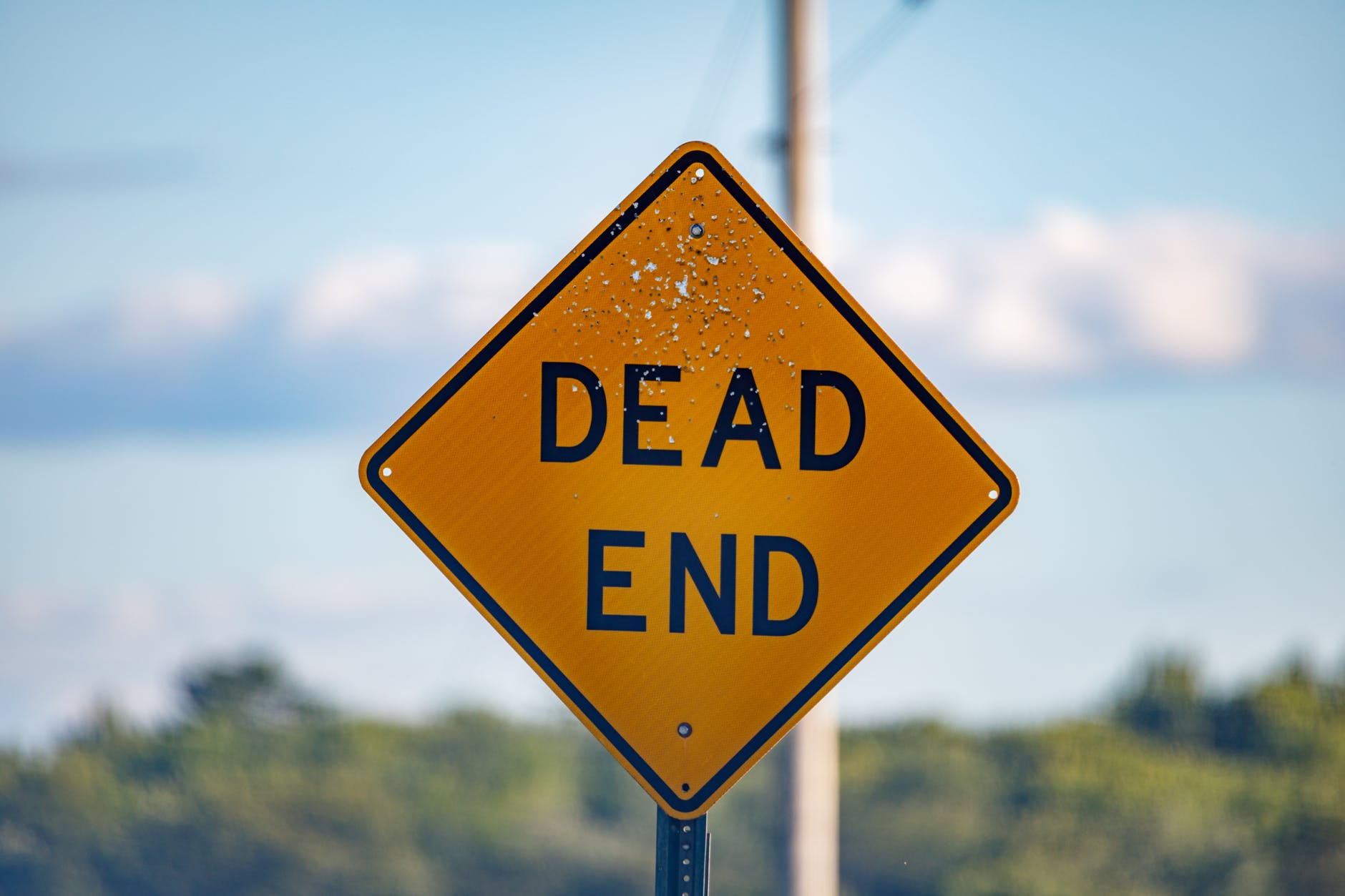 dead end sign