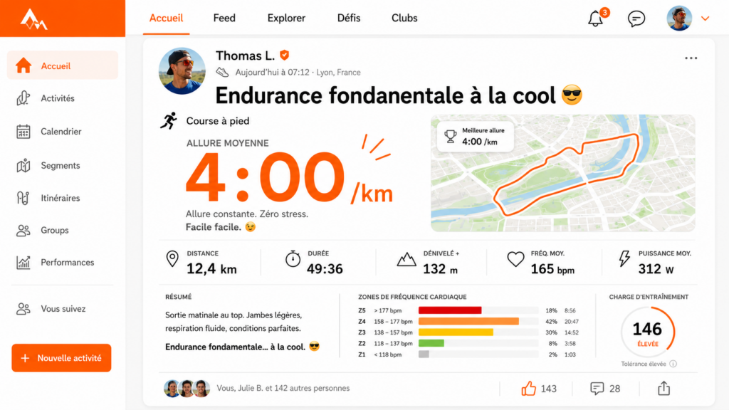 Course pas vraiment cool mais présentée comme telle